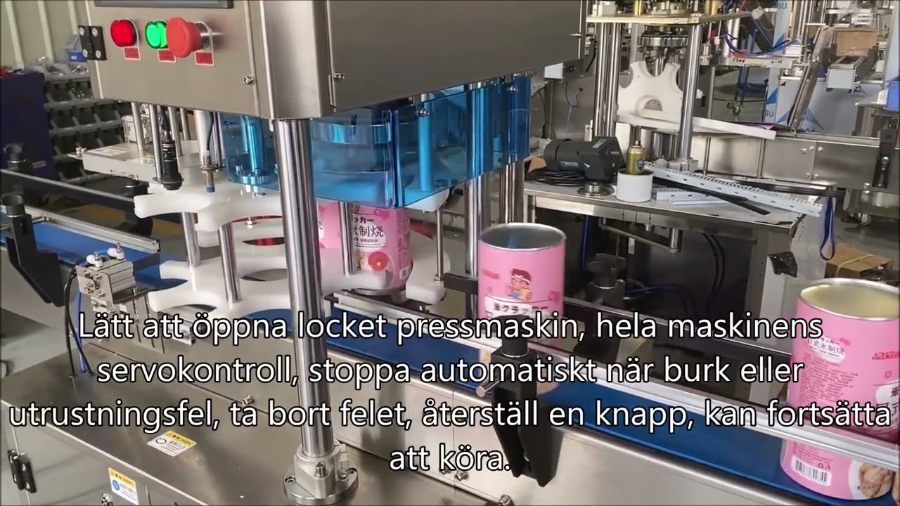 Pappersburk flanger och symaskin,kakor burk pappersr&ouml;r fl&auml;nsning och f&ouml;rsegling maskin tillverkning