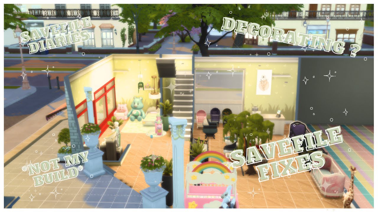 🔴*LIVE| SAVEFILE  DIARIES| BUILDING A KIDS STORE| The Sims 4 #NOTABUILDER