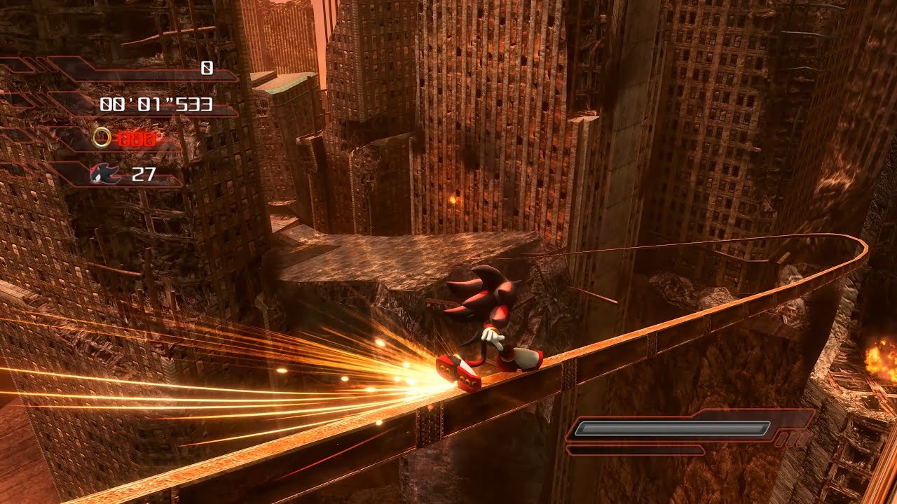 Shadow is now Insane in Sonic P-06!
