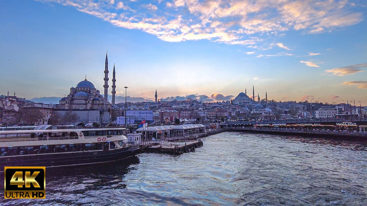 Istanbul Winter 2022[4k60fps]-Ferry Ride from Eminönü to Kadıköy
