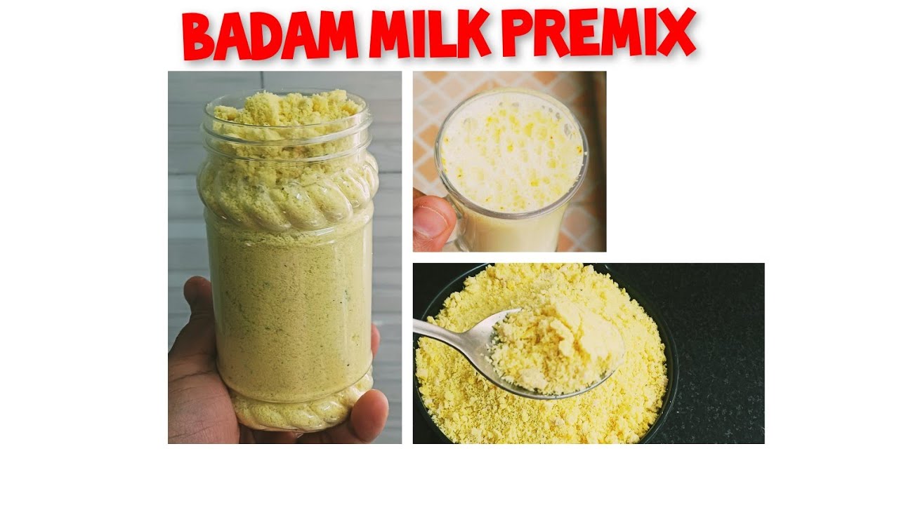 பாதாம் பால் மற்றும் குல்ஃபிக்கு உடனடி பொடி 😋🥛| BADAM MILK PREMIX 