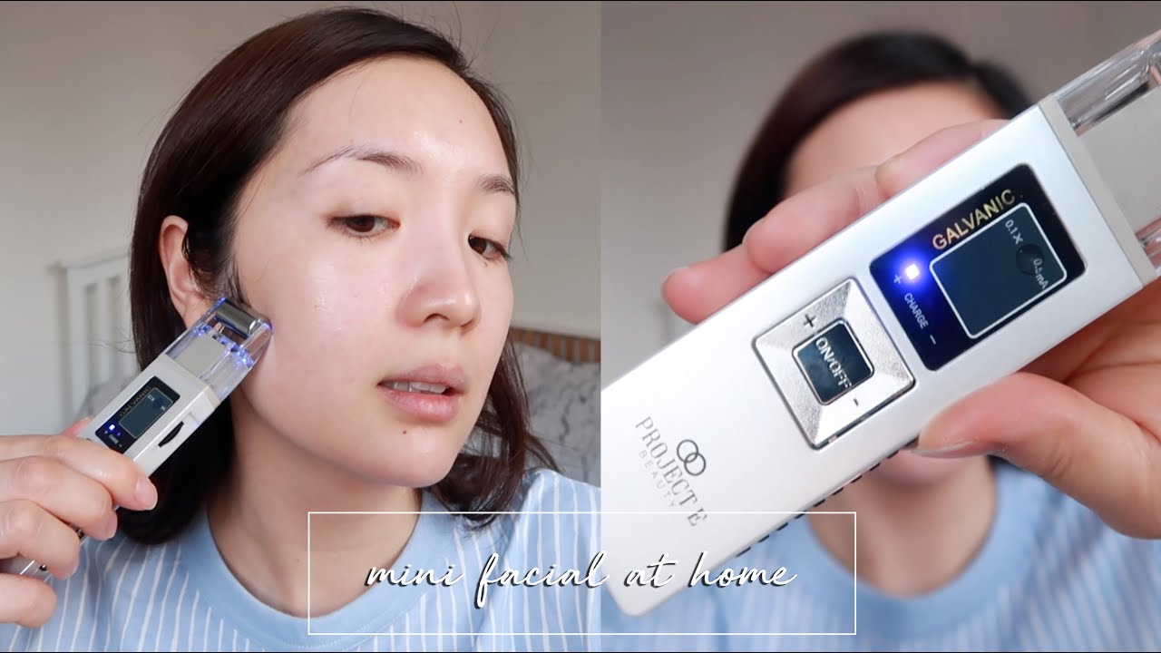 Skin firming facial at home! Galvanic Facial Lifting Roller / Project E Beauty | lifeofjodes