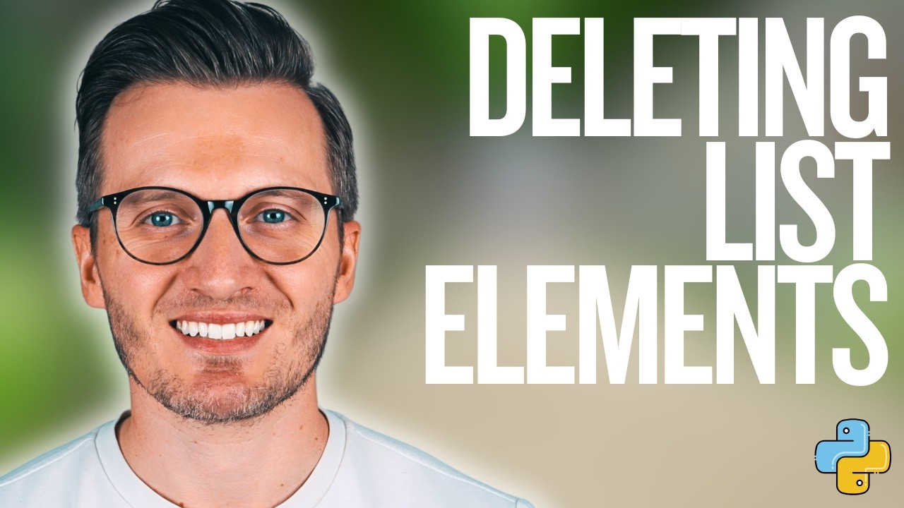 Python Day 32: Deleting List Elements