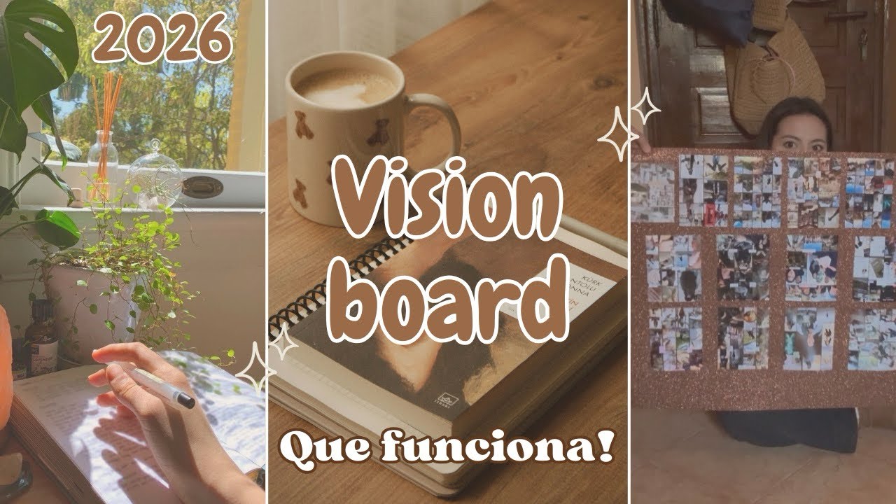 Vision board 2026 paso a paso 🤎✨ | calma, estabilidad y prosperidad | Cris Godoy