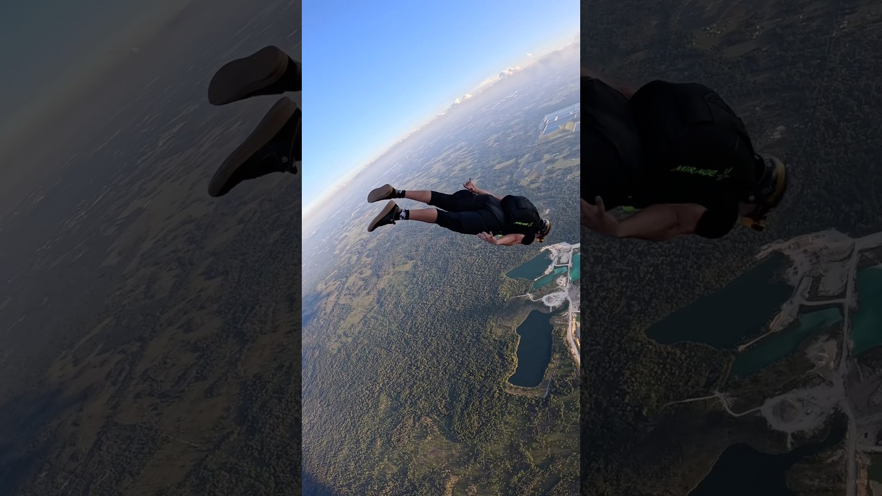 Don’t get left behind on a skydive #skydiving #extremesports #sunset #adrenaline