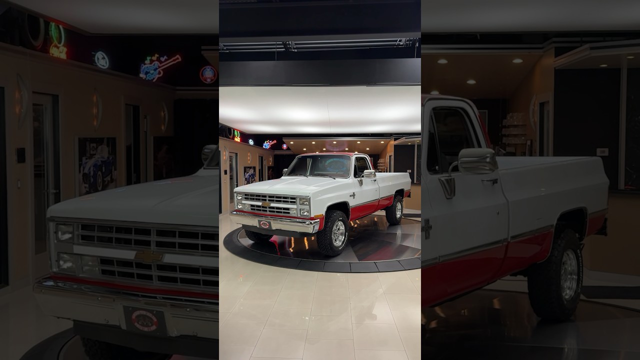 Listen to this beautiful 1985 Chevrolet K-20 Silverado 4x4 Pickup! 🔊🎧 Available Now for Purchase!