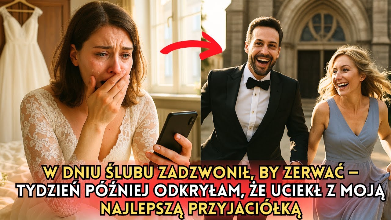 W dniu ślubu zadzwonił, by zerwać —tydzień później odkryłam, że uciekł z moją najlepszą przyjaciółką