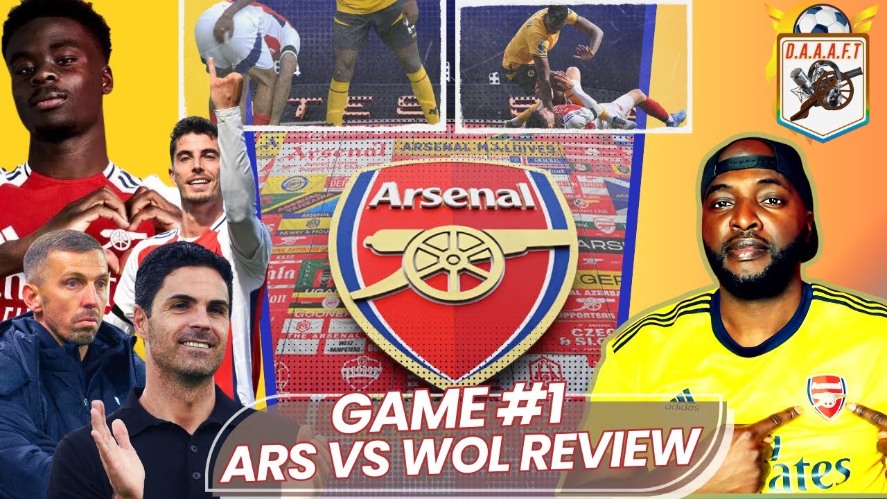 🔥 ARSENAL DOMINATE WOLVES!| SAKA CLASS 🌟| MOSQUERA 👉🏾 HAVERTZ| ASTON VILLA PREVIEW🏟️|D.A.A.A.F.T. #2