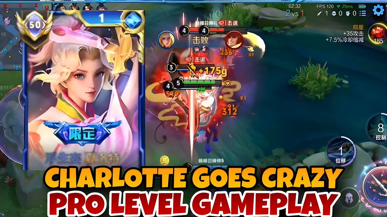 PRO CHARLOTTE HIGH ELO MATCH 🤫 INSANE MECHANICS & TOTAL DOMINATION | HONOR OF KINGS