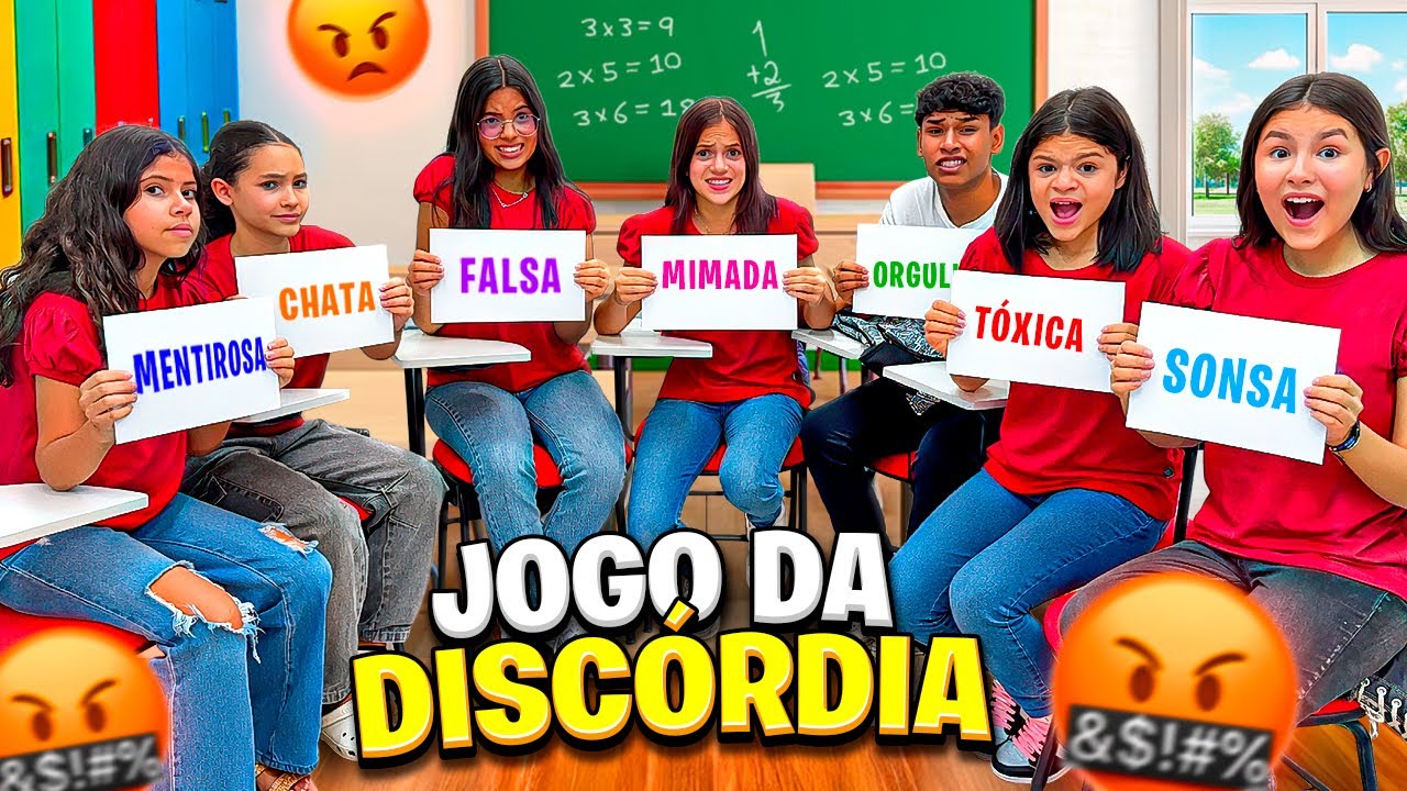 JOGO DA DISC&Oacute;RDIA AO EXTREMO NA ESCOLA (J&eacute;ssica Sousa)