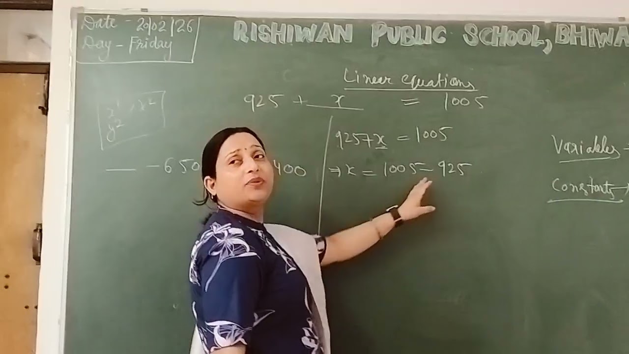 Linear Equations #mathsbasics