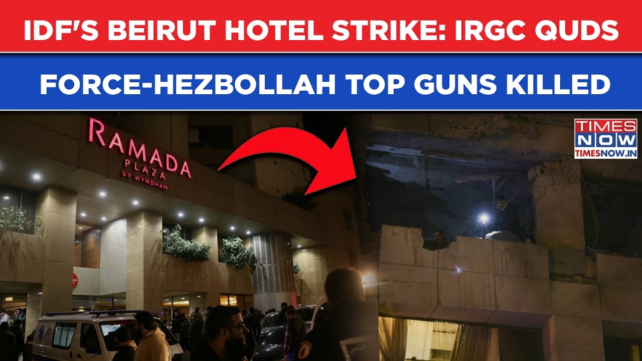 Israel Navy's Deadly Beirut Hotel Strike: Top IRGC Quds Force-Hezbollah Officials Killed| Watch