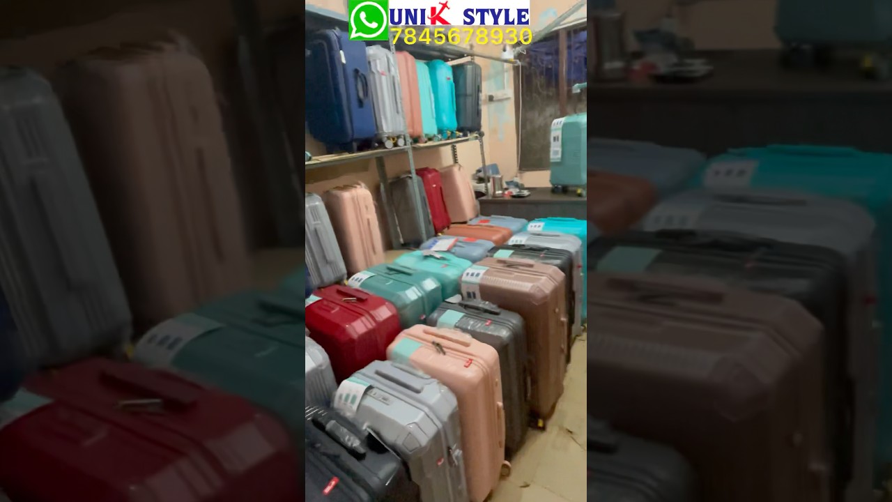 Branded Trolley at #cheap price #sowcarpet #manufacturing #luggage #wholesale #chennaishopping #bag