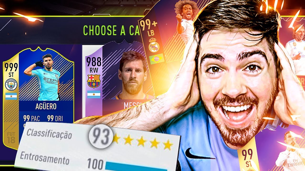 FUT DRAFT DOS MAIORES OVERS!!! 193 E O MELHOR DRAFT DA MINHA VIDA!!!