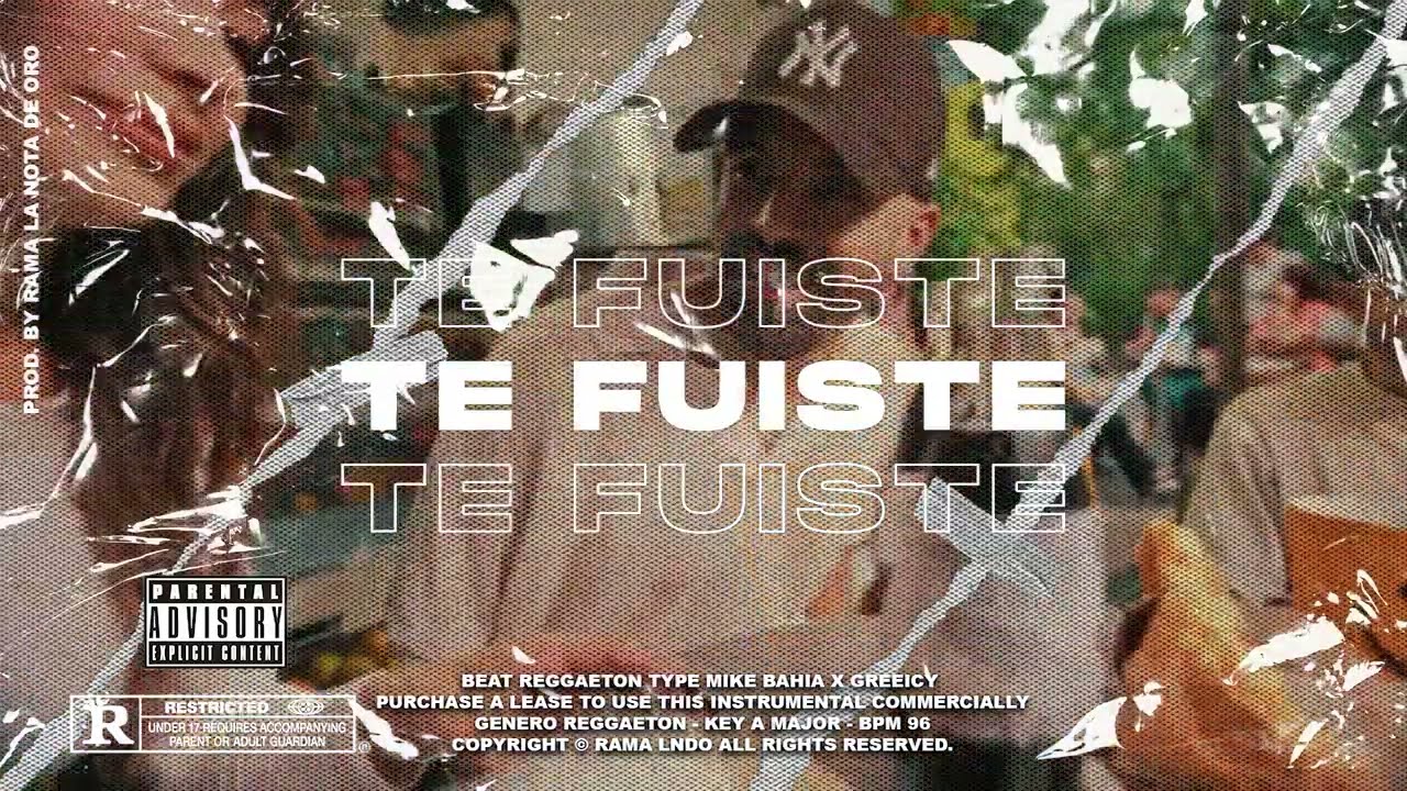 Mike Bahia x Greeicy Type Beat ''TE FUISTE''🖤| VENTA Reggaeton Pop Type Beat
