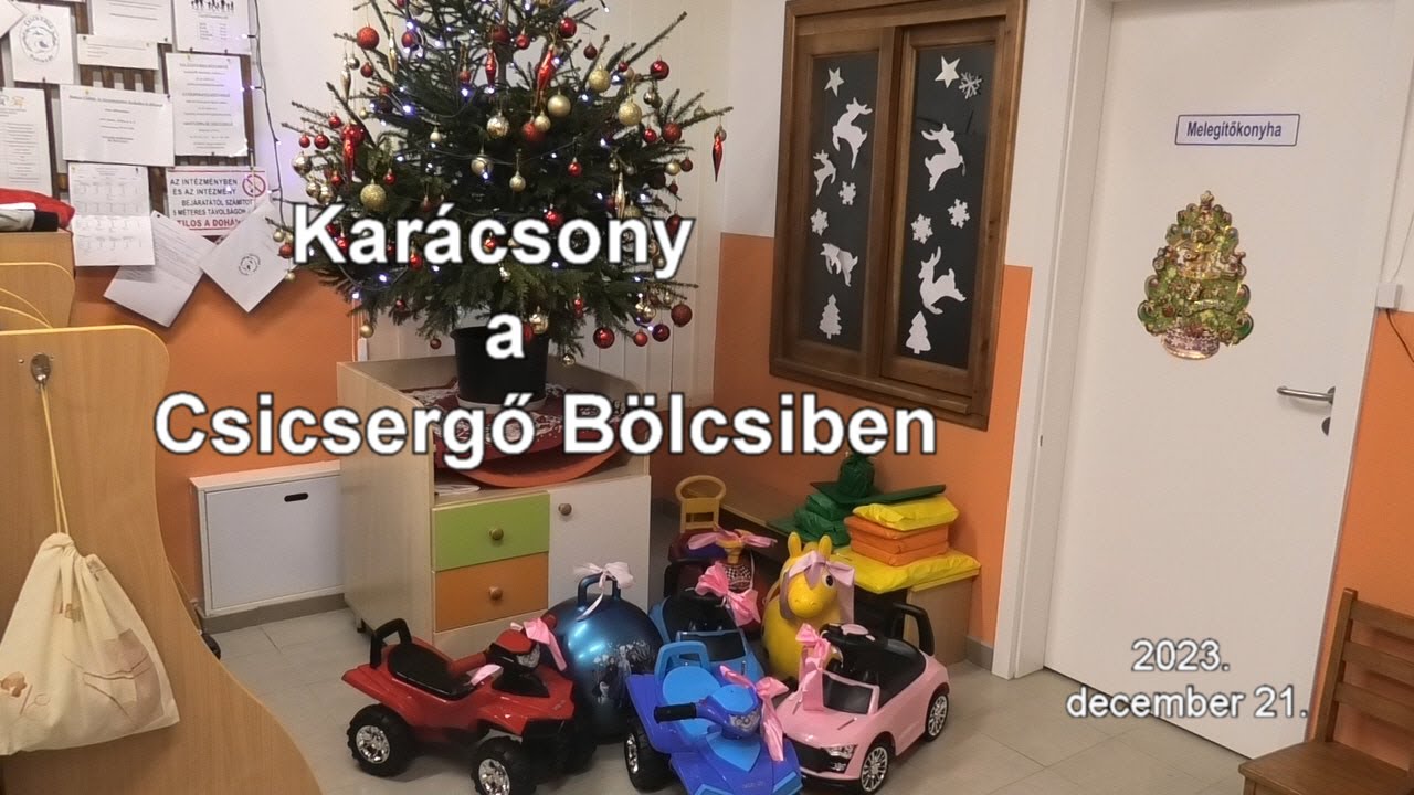 Karácsony a hernádi Csicsergő Bölcsődében 2023