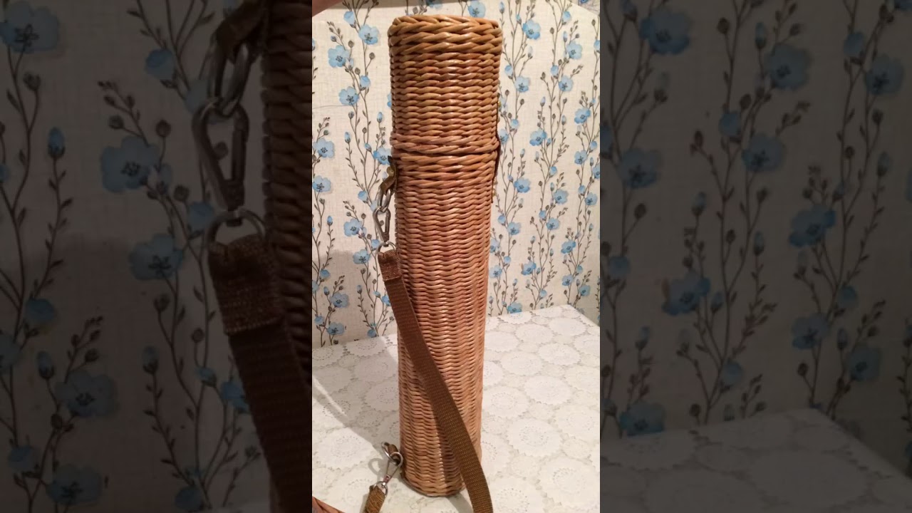 Туба для хранения шампуров (из газетных трубочек)🏕