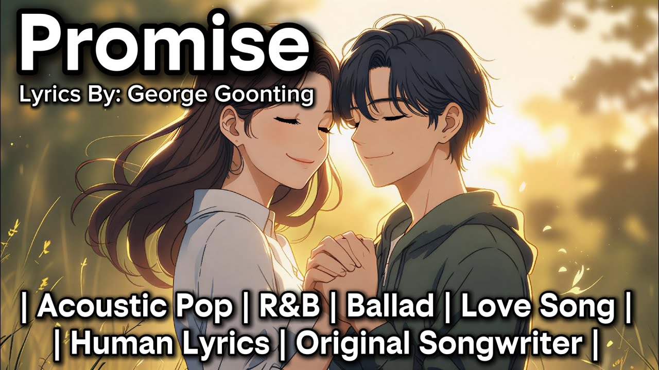 Promise @georgegoonting | Human-Written Lyrics | #acousticpop #rnbmusic #balladsongs
