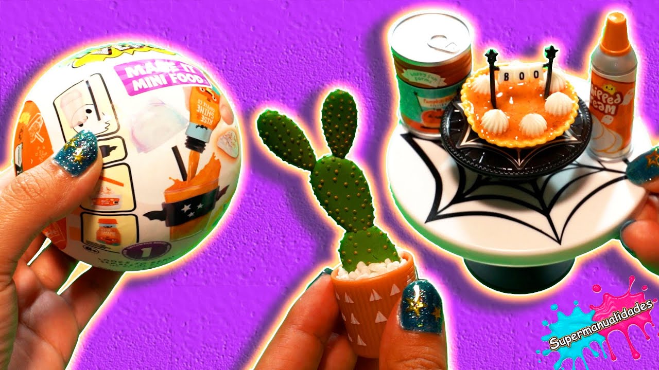 Mini manualidades y comida miniatura de Halloween - Supermanualidades