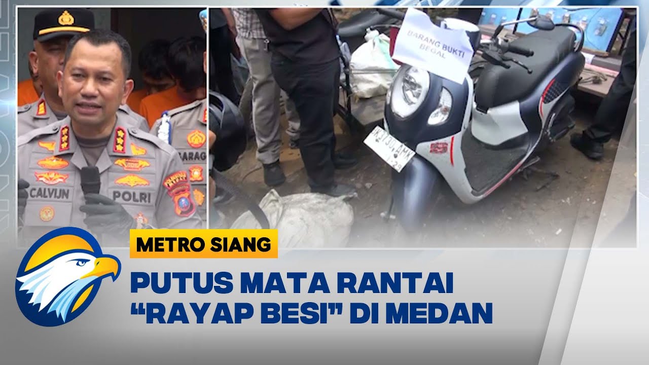 Polrestabes Medan Tangkap Pelaku Tempat Usaha Penampung Barang Curian