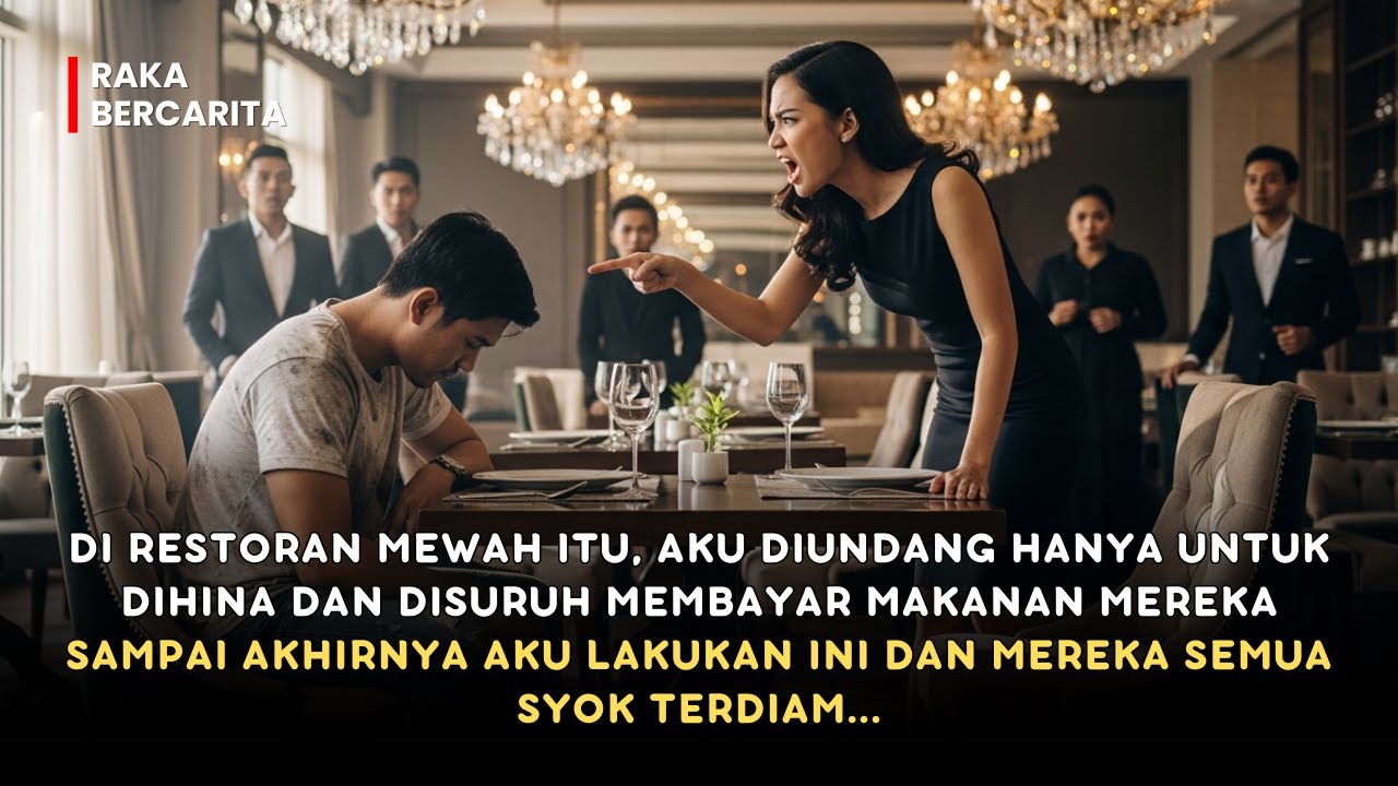 DIPANGGIL ISTRI KE RESTORAN MEWAH HANYA UNTUK DIPERMALUKAN DAN DISURUH BAYAR — AKU DIAM LALU...