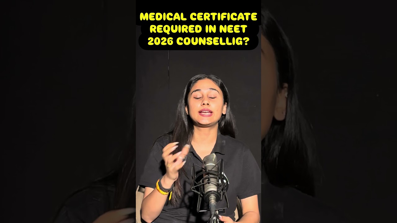 Medical Certificate required in NEET 2026 Counselling #neet2026 #neetcounselling #bhartimam