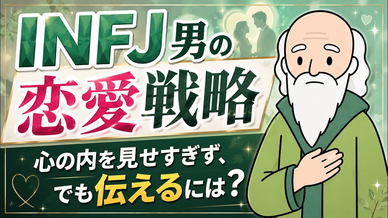 INFJ男の恋愛戦略｜心の内を見せすぎず、でも伝えるには？