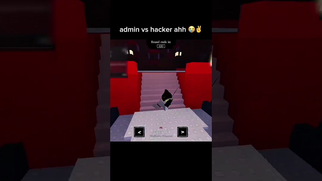 Admin vs Hacker #forsaken #gubby #roblox