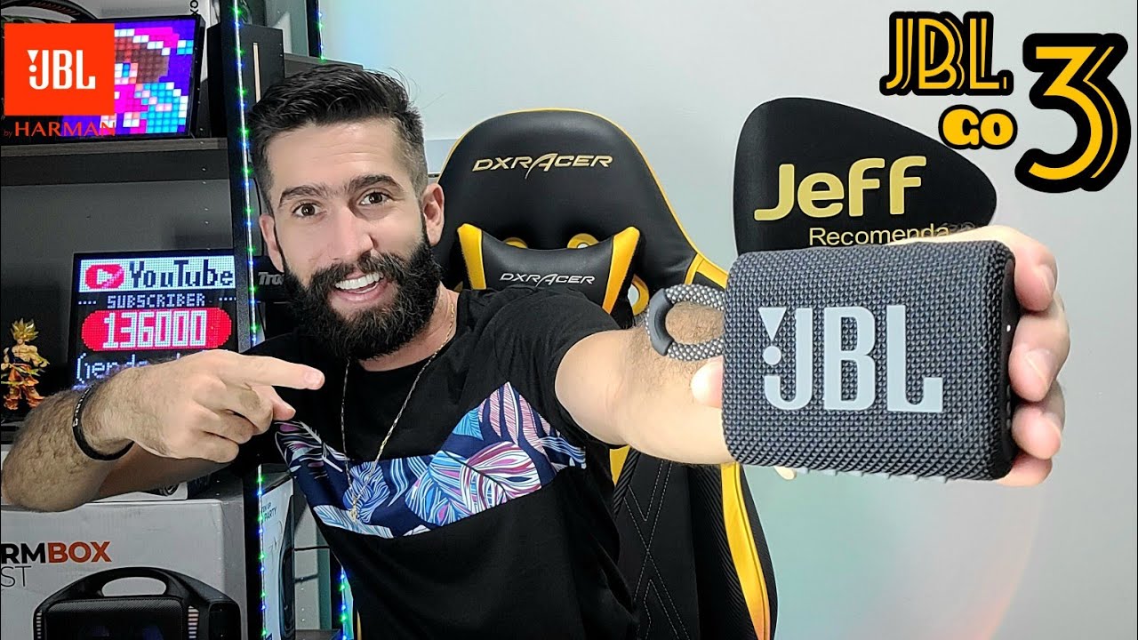 Caixa de som JBL GO 3 IP67: A QUERIDINHA do POVO agora MAIS BARATA! (Análise Completa)