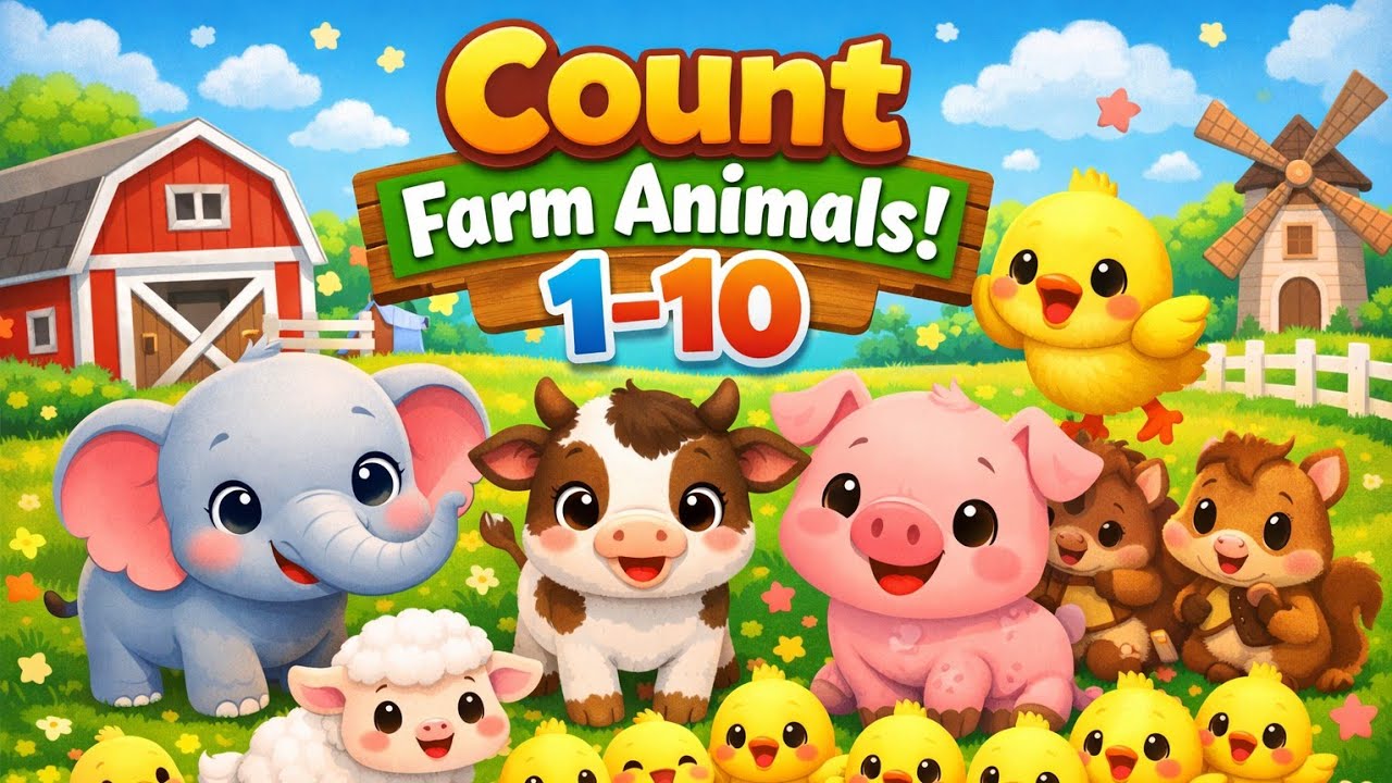 February 19, 2026Counting 1 to 10 | Fun Learning for Kids 🦆🌈