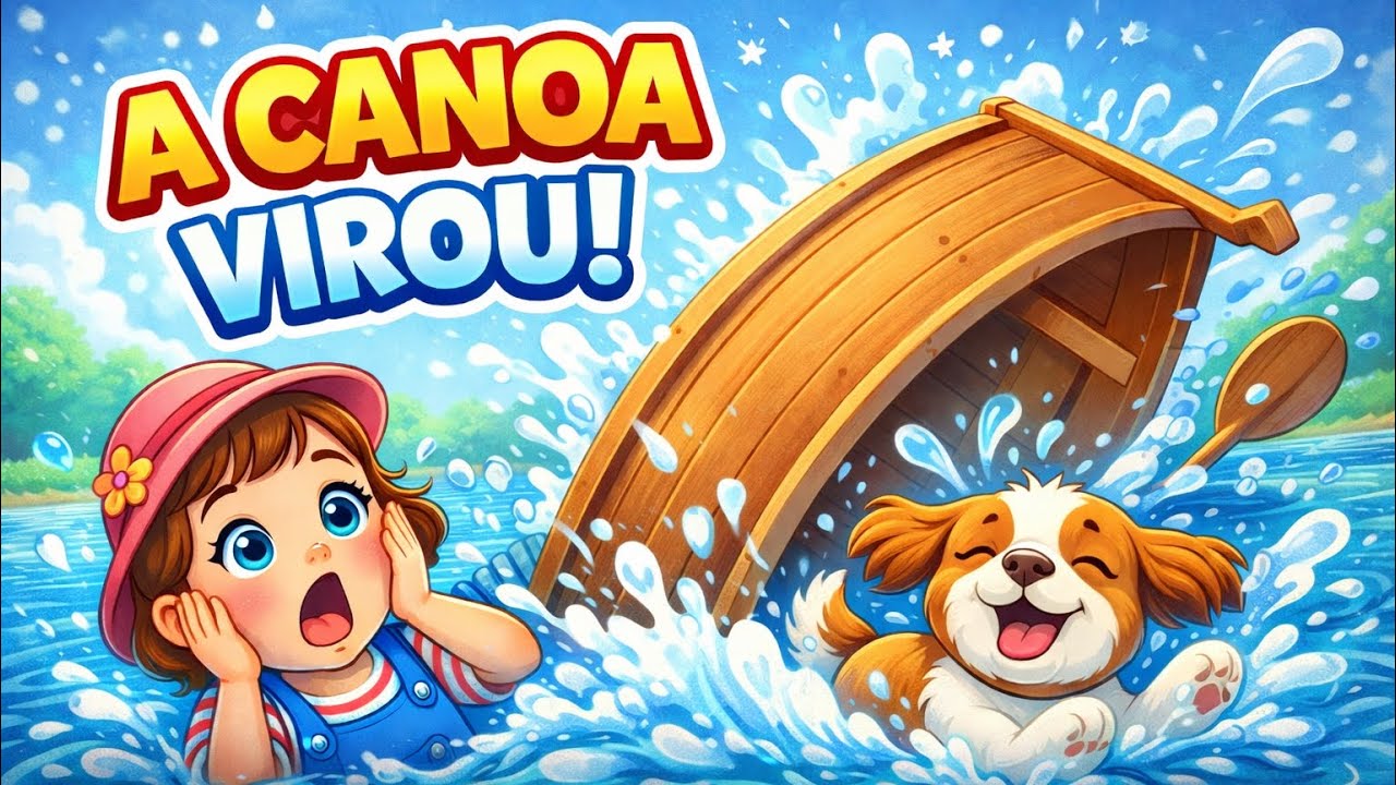 A Canoa Virou 🚣‍♀️💦 | Música Infantil Divertida para Crianças