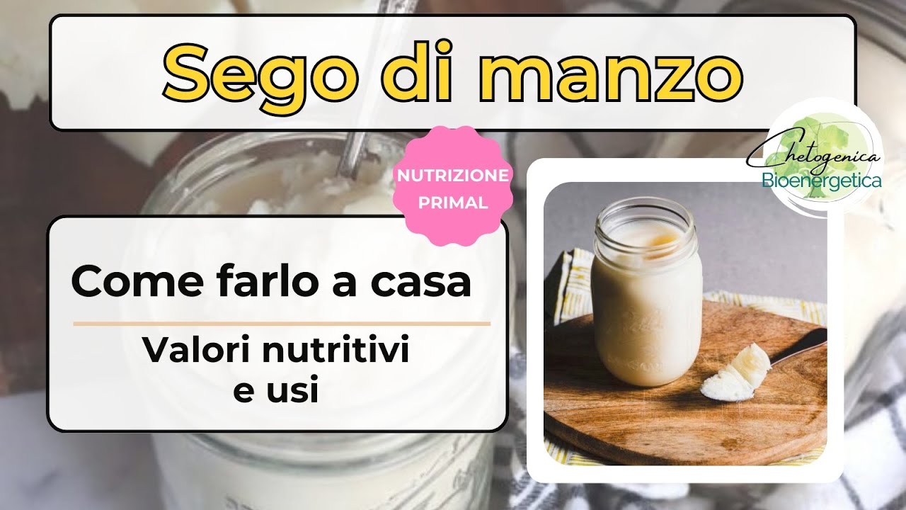 Come produrre il sego di manzo a casa