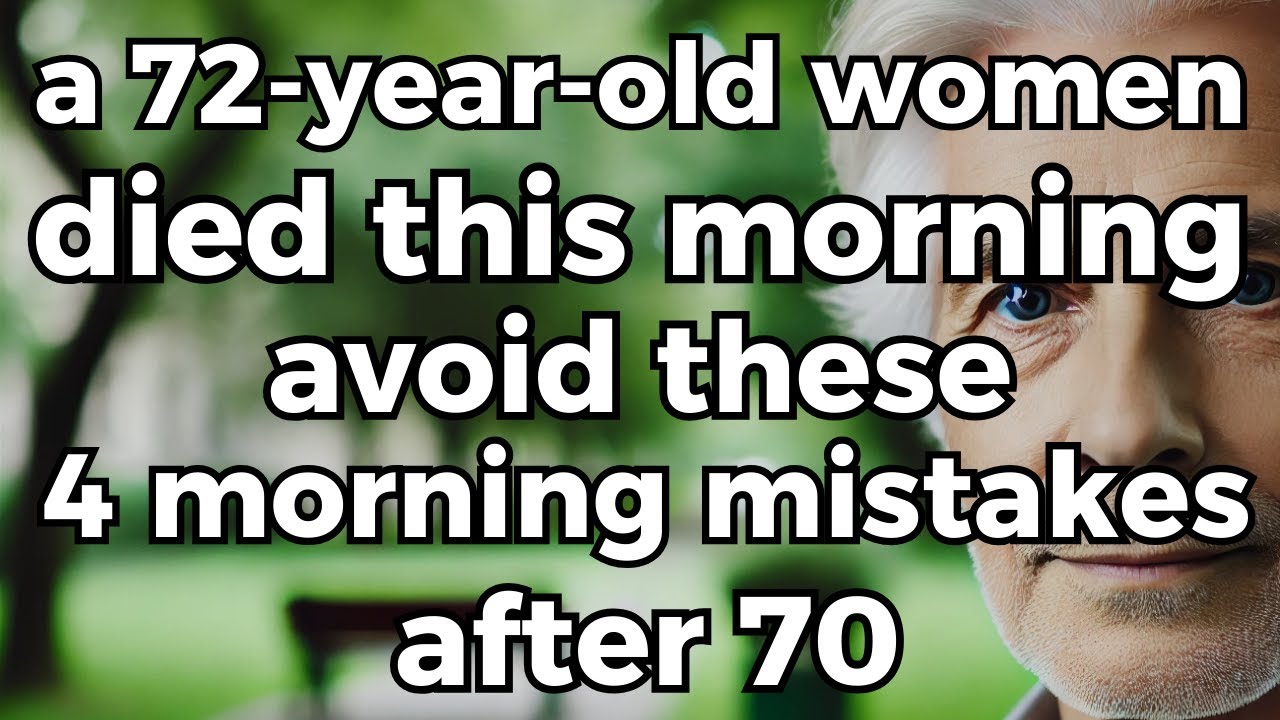 SENIOR WELLNESS : 4 Dangerous Morning Mistakes People Over 70 Make (And How to Avoid Them)