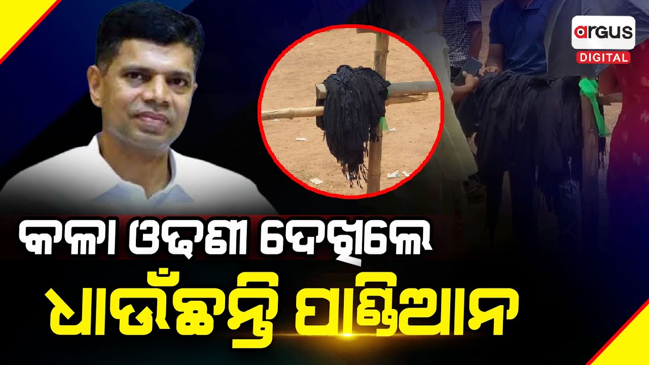 କଳା କପଡା ଦେଖି ଧାଇଁଲେ ପାଣ୍ଡିଆନ ! || VK Pandian || BJD || Koraput || Argus Digital