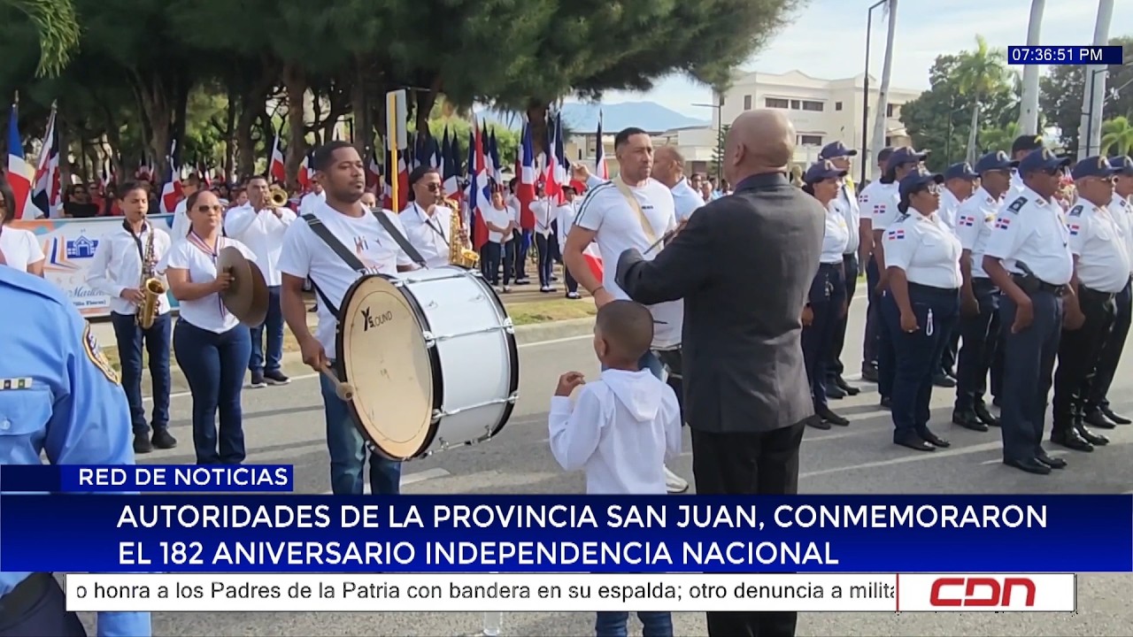 Autoridades de la provincia San Juan, conmemoraron el 182 aniversario de la Independencia Nacional