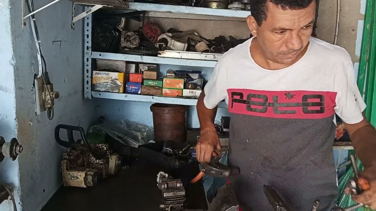 Desmontar o motor Serra