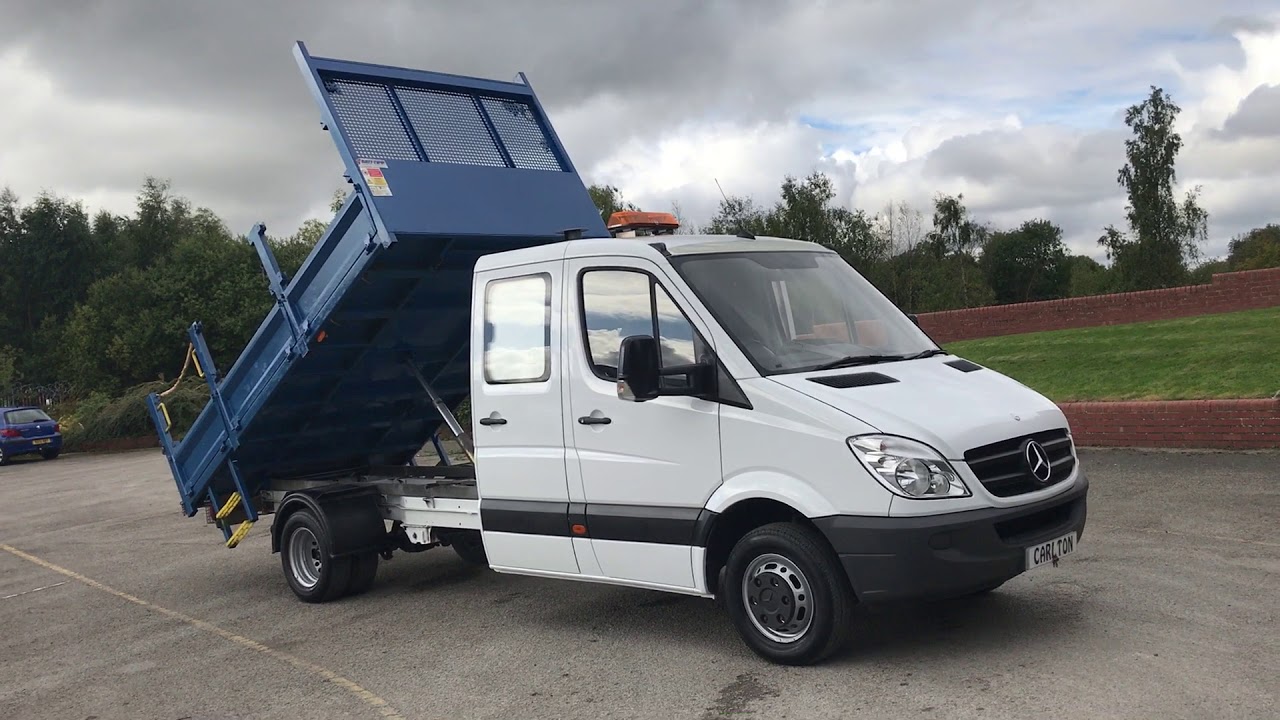 MERCEDES-BENZ SPRINTER 3.0 519 CDI 190 Lwb Crew cab Tipper 5000kgs Low Mileage