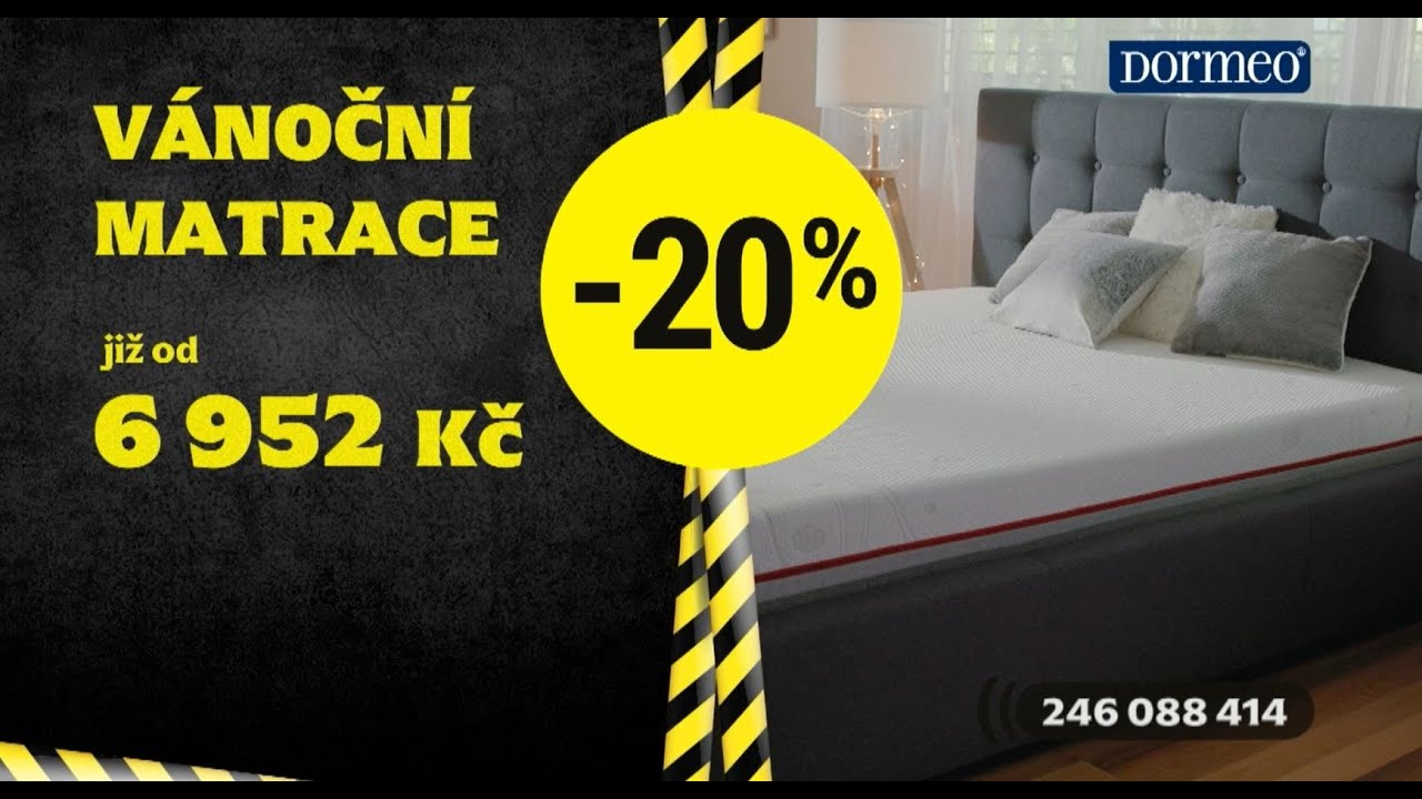 BLACK FRIDAY - Vánoční matrace pro zdravý spánek se slevou -20%