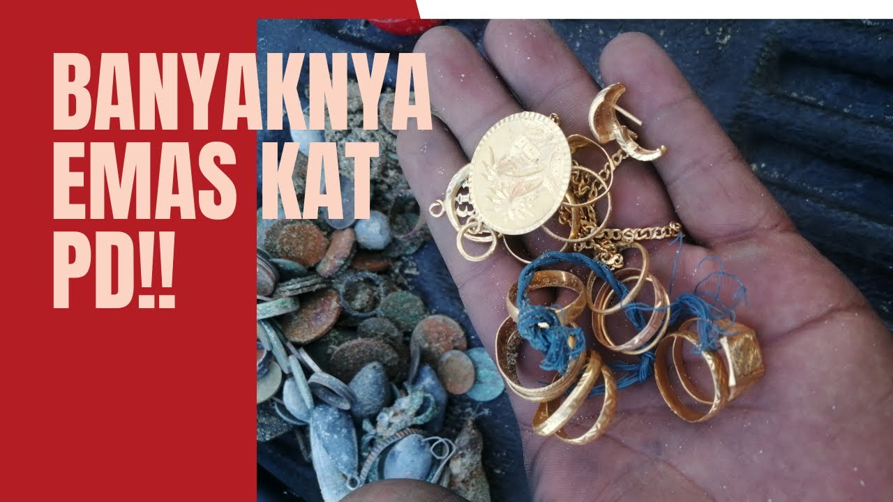 Mengesan emas di pantai port dickson