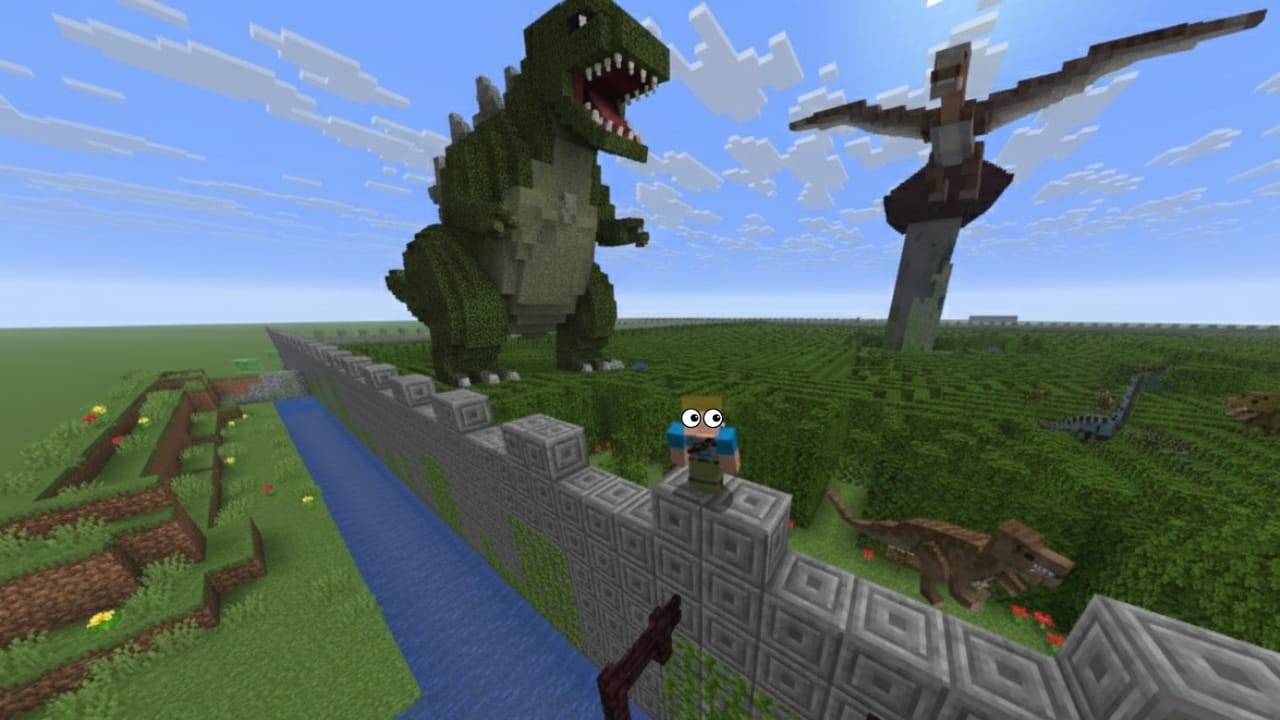 ME PERDI EN UN LABERINTO CON DINOS 😨😨