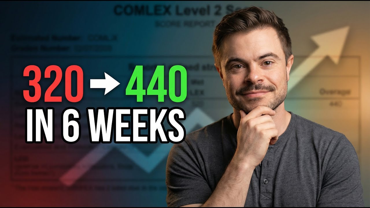 He Failed COMLEX With a 320 Then Passed 6 Weeks Later