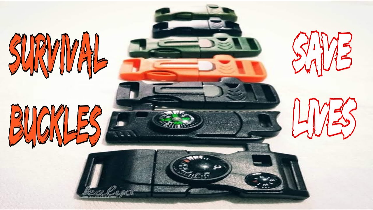 These could SAVE YOUR LIVES! (Survival Buckles) |KALYO Paracord