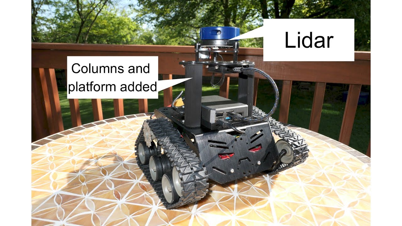22: Adding Lidar and ROS2 interface to my robot