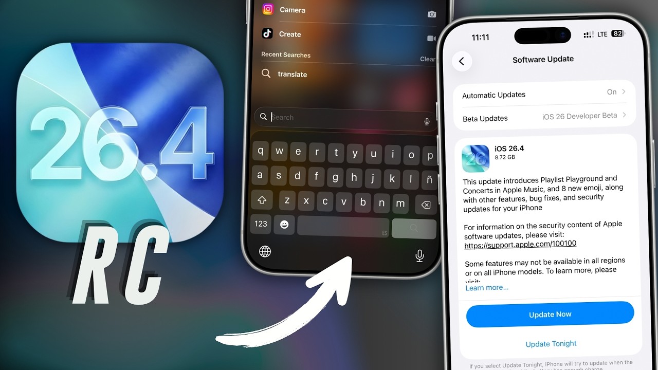 iOS 26.4 RC - Mas Cosas Nuevas y Mejoras Finales ¿Cuándo Sale? ✅