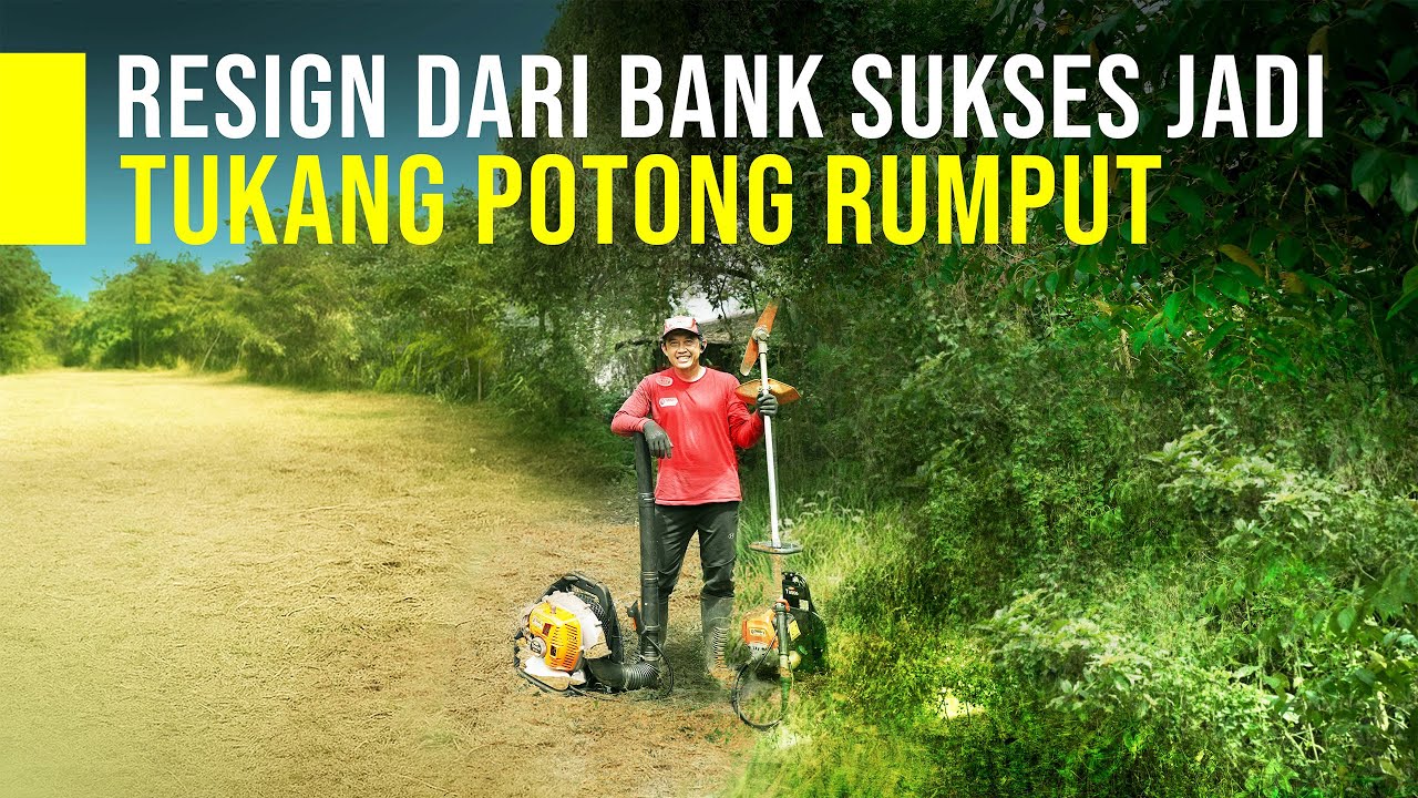 Hebat! Usaha Tukang Potong Rumput Dibuat Profesional Pre order Sampai berbulan bulan