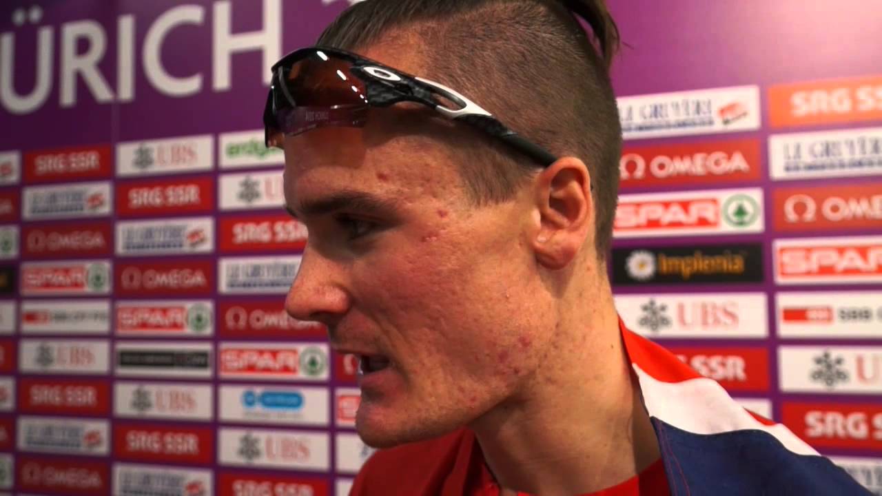 Henrik Ingebrigtsen (NOR), Silver Medal Winner 1.500m Men