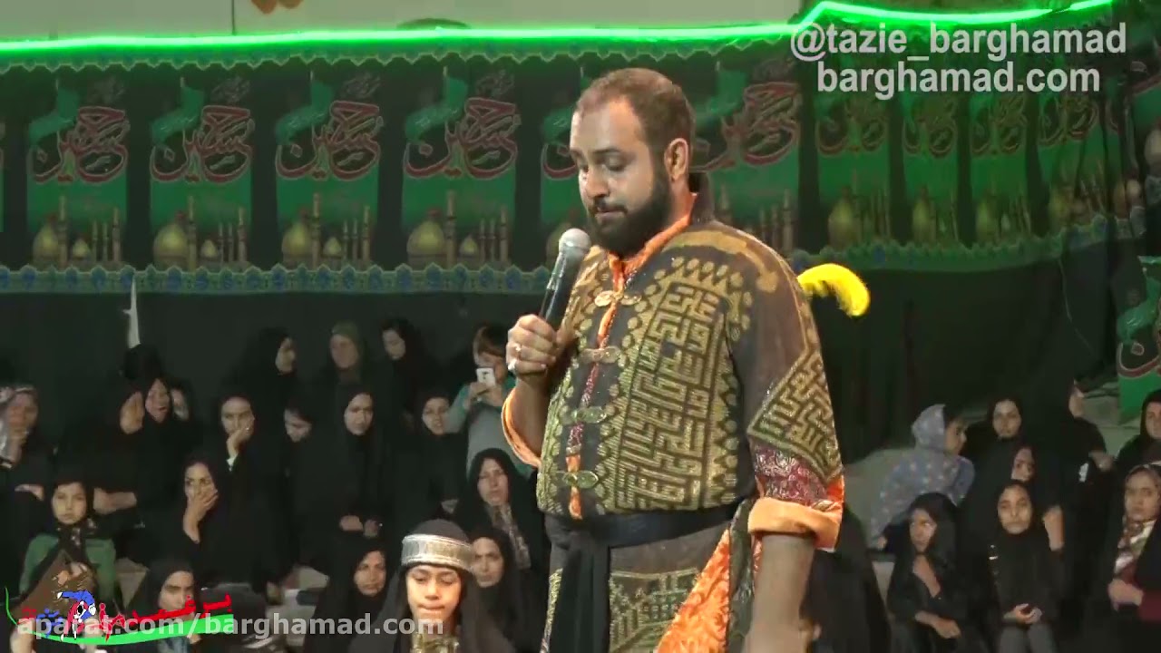 تعزیه حربن ریاحی محرم 98 قسمت رودرویی حر و امام حسین (ع) روستای برغمد