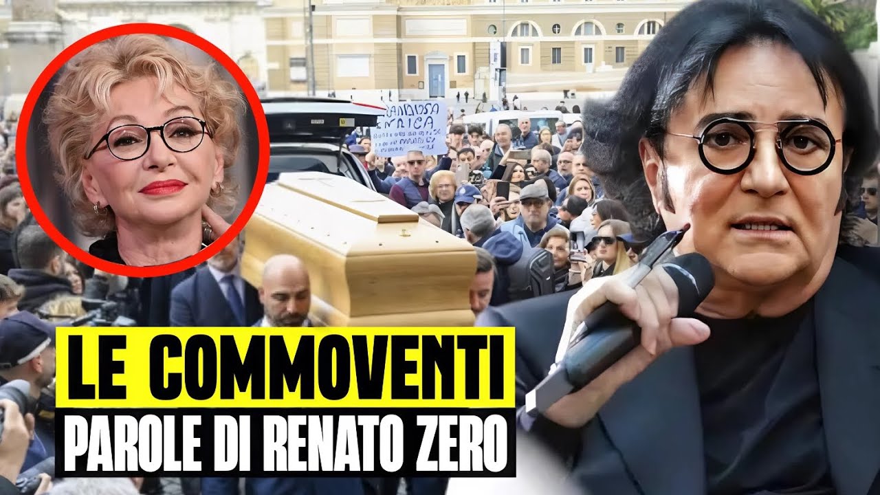 FUNERALI ENRICA BONACCORTI: LA STRAZIANTE LETTERA DI RENATO ZERO DURANTE LA CERIMONIA