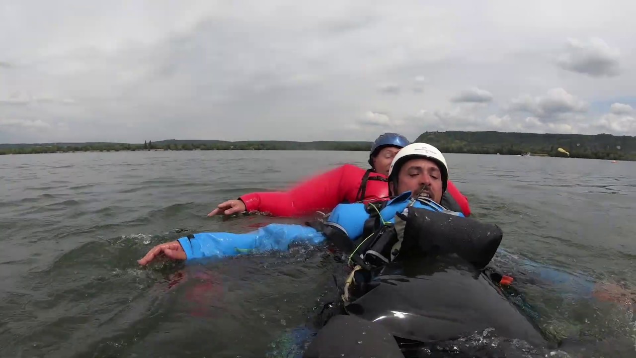 Pré-test homologation parachute secours parapente tandem
