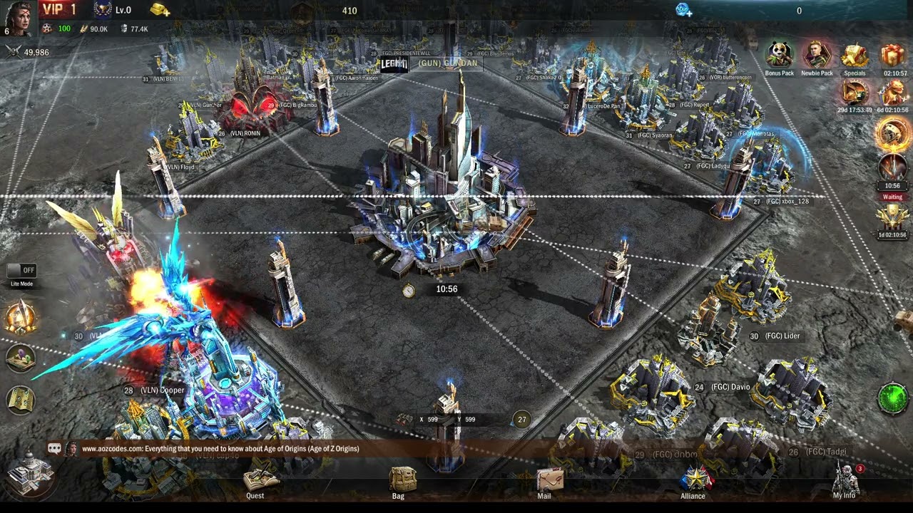 Age of Z Origins - Nation #541 - VLN FGC VOR Capital War Fight - Part#1